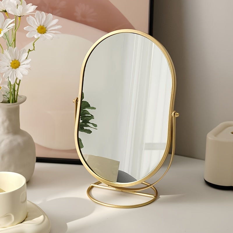 LumaSpin - Portable Rotating Makeup Mirror