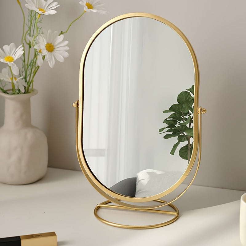 LumaSpin - Portable Rotating Makeup Mirror