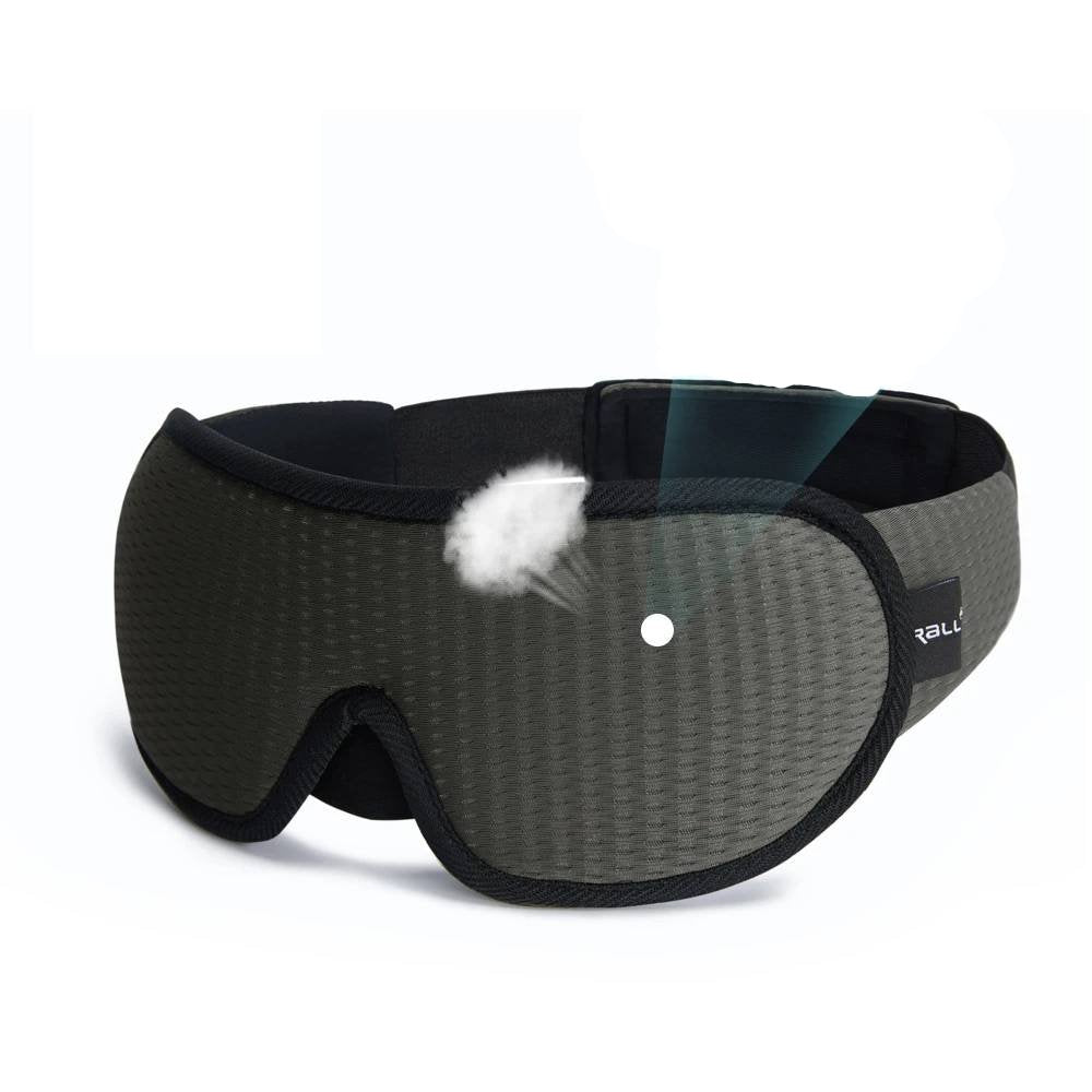 3D Contoured Memory Foam Sleep Mask - Best Eye Mask for Complete Darkness