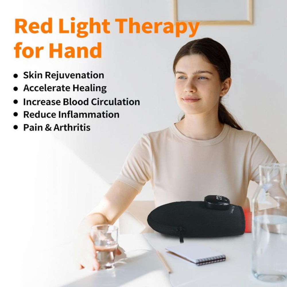 Red Light Therapy Glove for Arthritis Pain Relief & Hand Rejuvenation