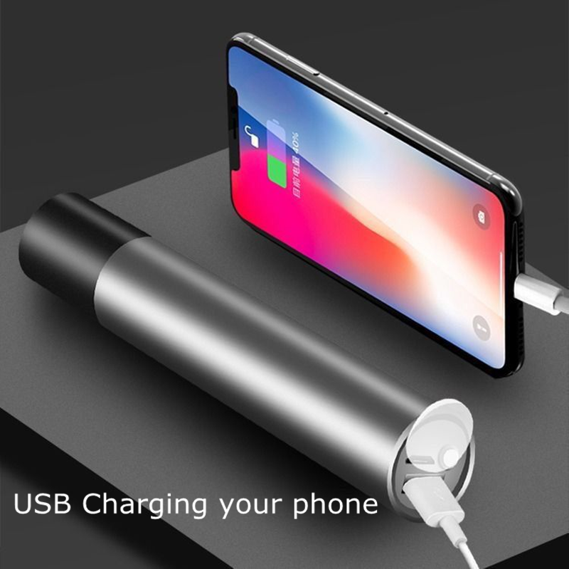 Red Light Therapy Torch--Affordable, Portable Relief for Joints & Skin, Doubles as Phone Charger