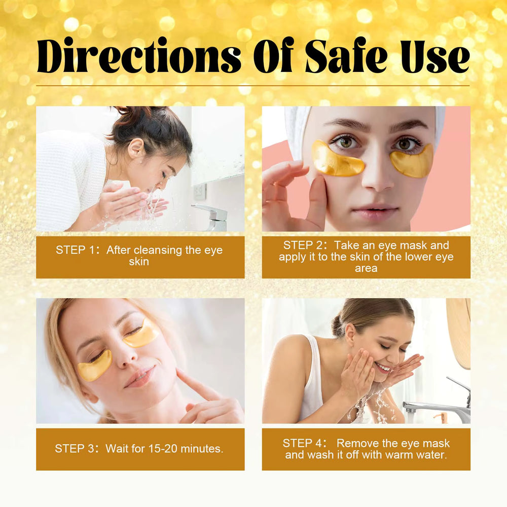 24K Gold Anti‑Wrinkle Eye Mask