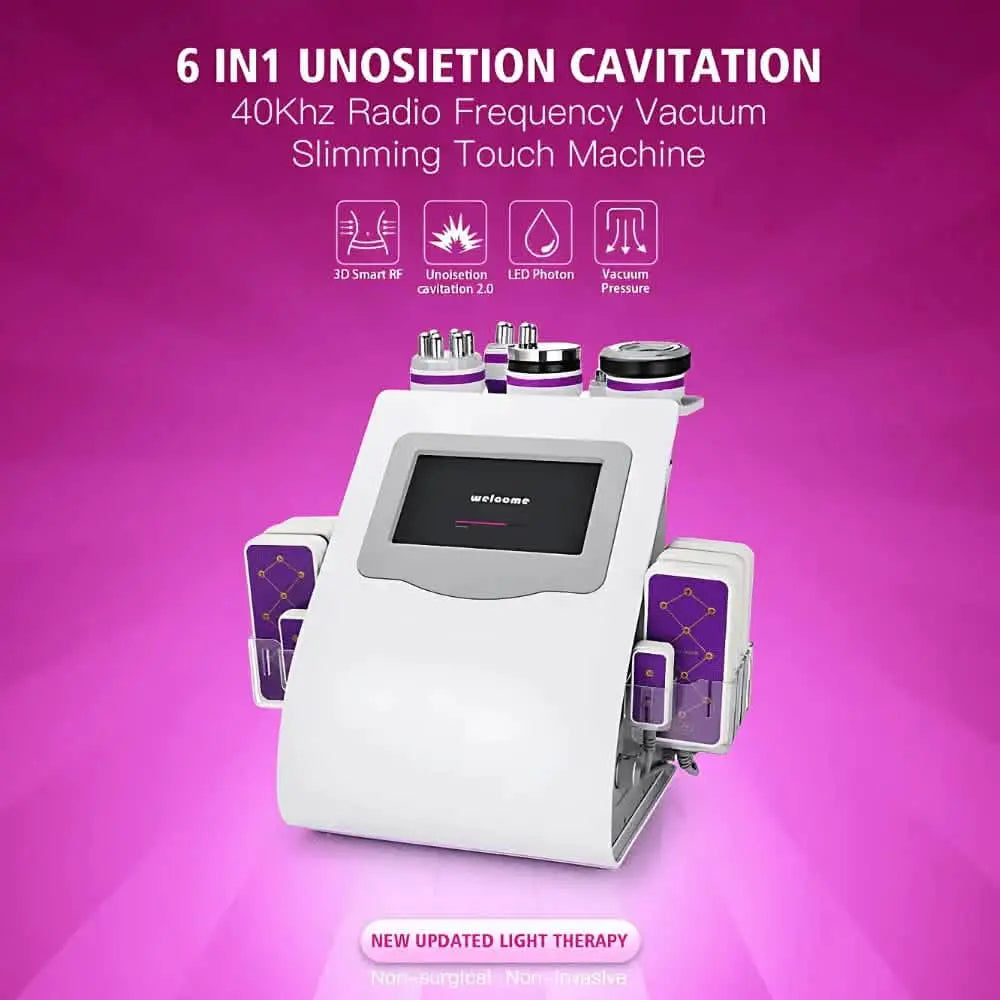 Cavitation Machine 40K 6 in 1 Ultrasonic - Upgrade