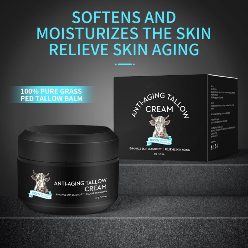 Men's Anti Aging Beef Tallow Face Cream Anti Wrinkle Brightening Moisturizing