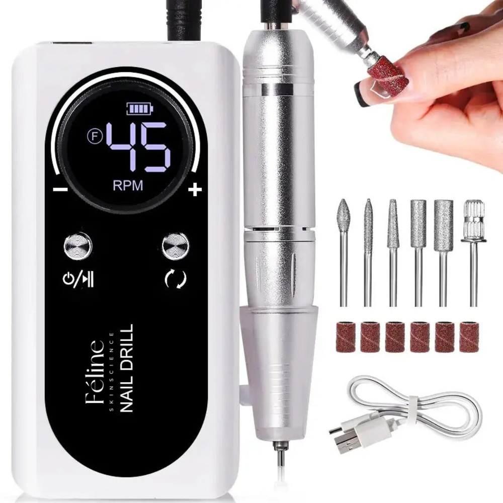 Electric Nail Drill for Acrylic Removal & Gel Manicure at Home