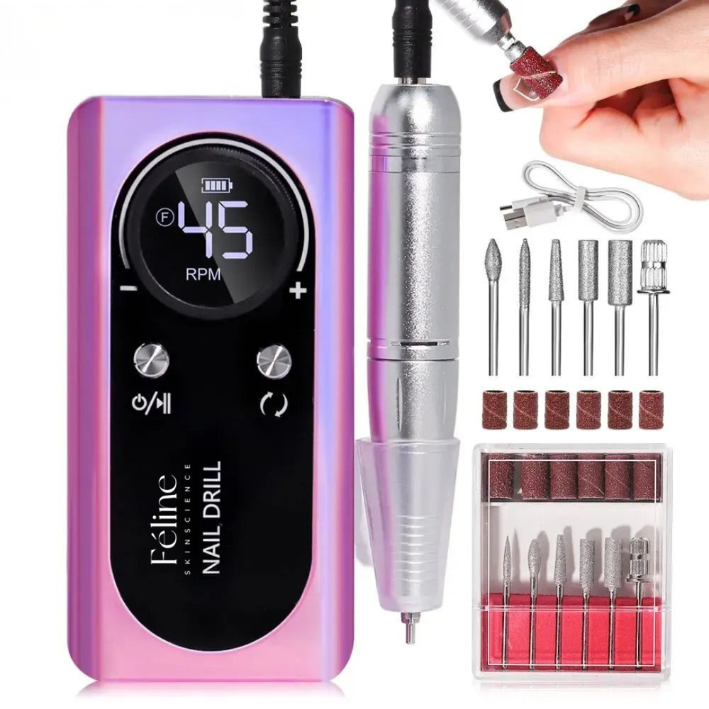 Electric Nail Drill for Acrylic Removal & Gel Manicure at Home