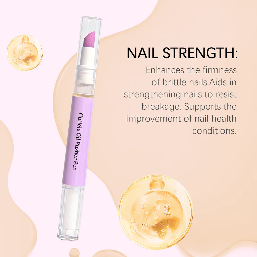 Cuticle Oil Pusher Pen 2‑in‑1