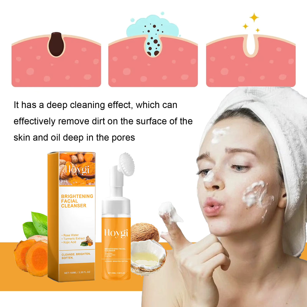 Turmeric Cleanser Foam | Blackheads Removal Facial Cleanser