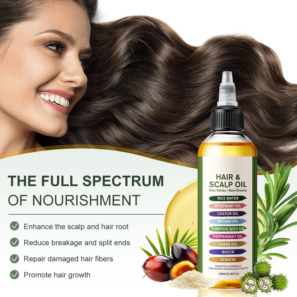 9 in 1 Biotin Peptide Hair Growth Serum Hair Growth Oil