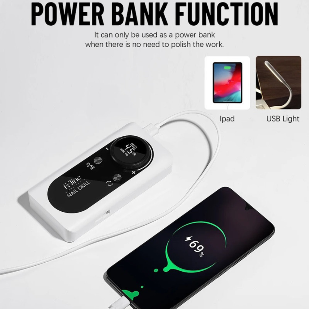 Electric Nail Drill for Acrylic Removal & Gel Manicure at Home