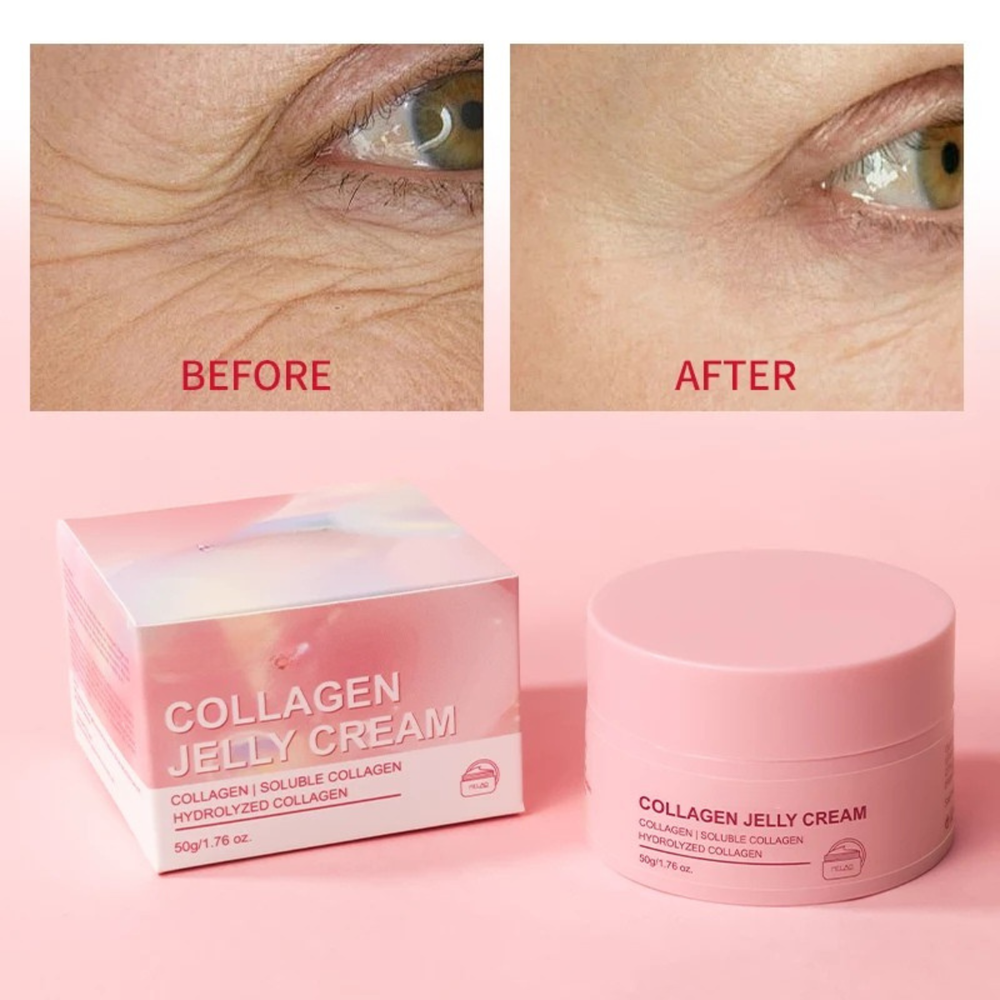 Collagen Jelly Cream Korean Skincare Gel Face Moisturizer