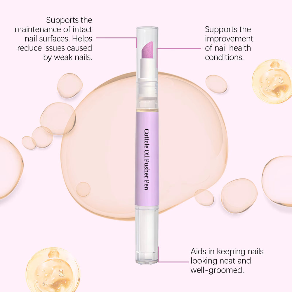 Cuticle Oil Pusher Pen 2‑in‑1