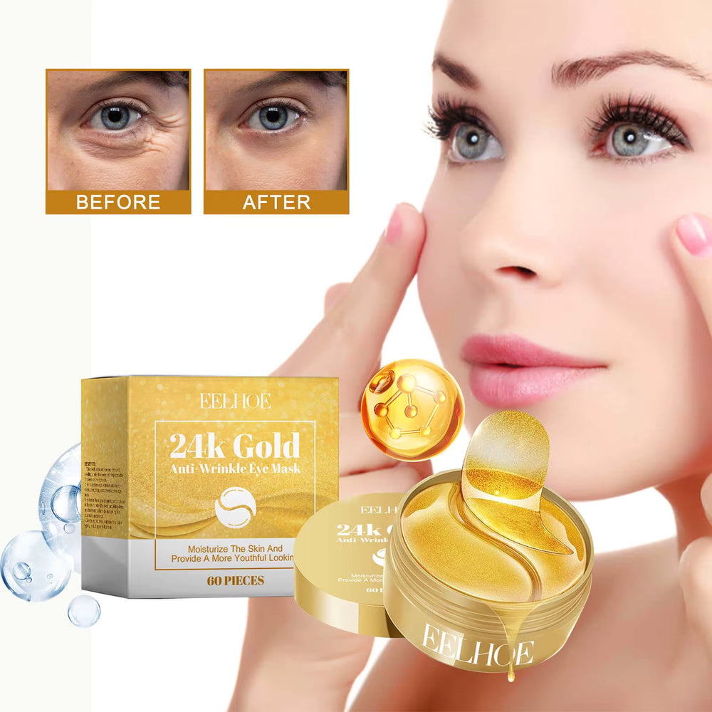 24K Gold Anti‑Wrinkle Eye Mask
