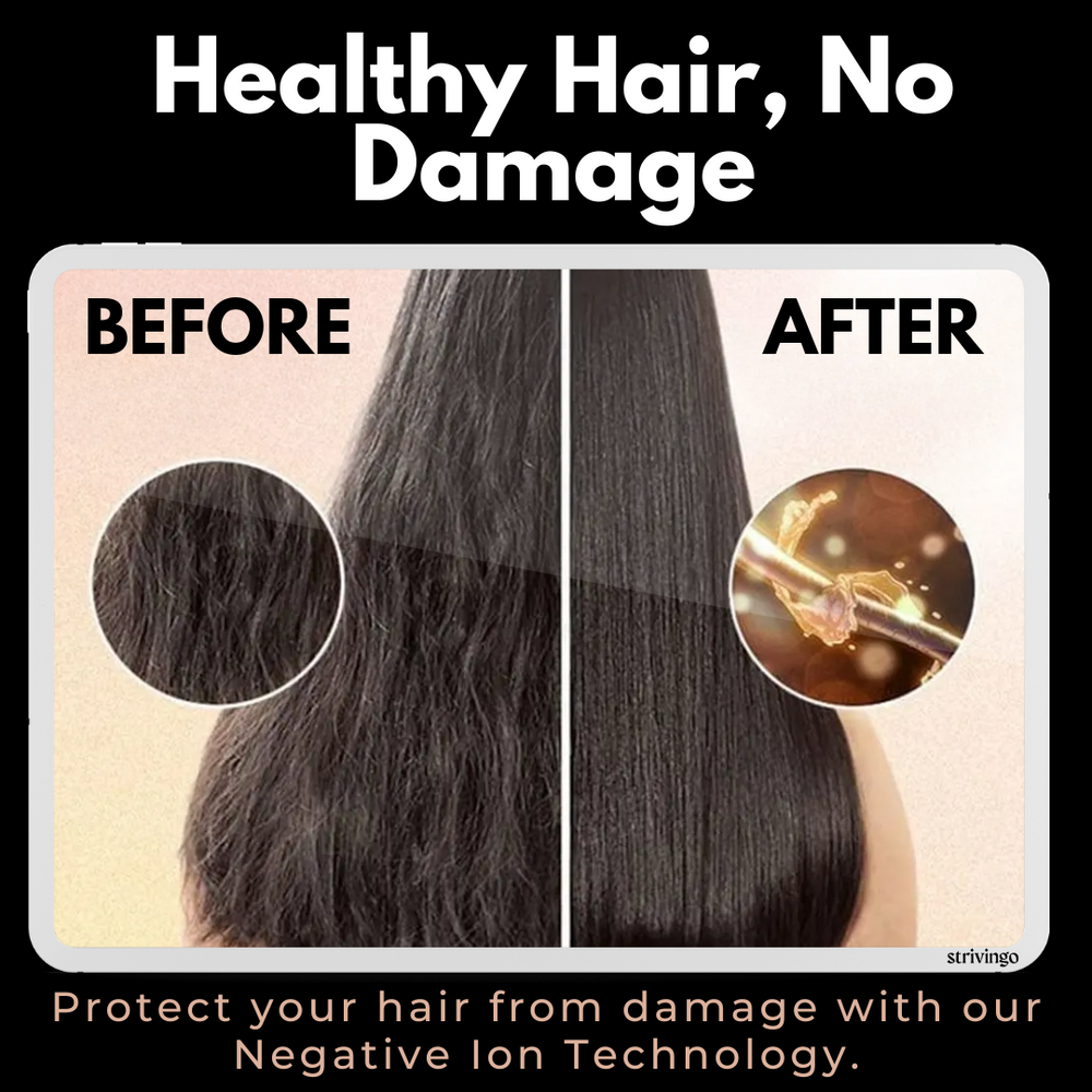 AureaGlow | Innovative Rotating 2-in-1 Hair Dryer and Styler