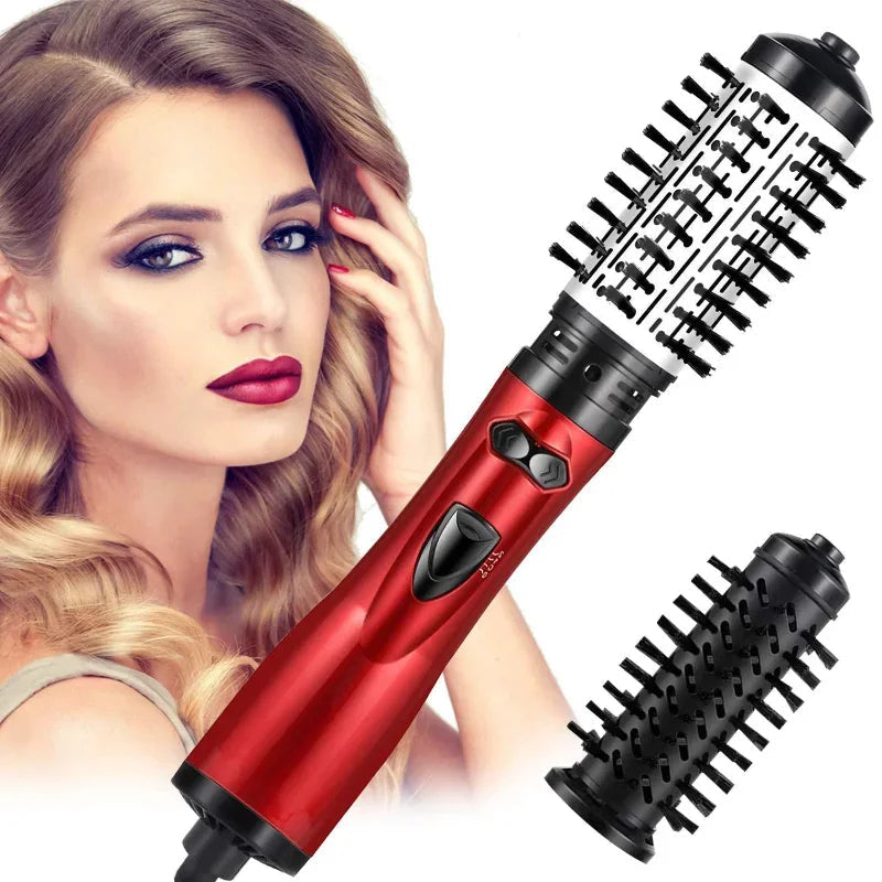 AureaGlow | Innovative Rotating 2-in-1 Hair Dryer and Styler