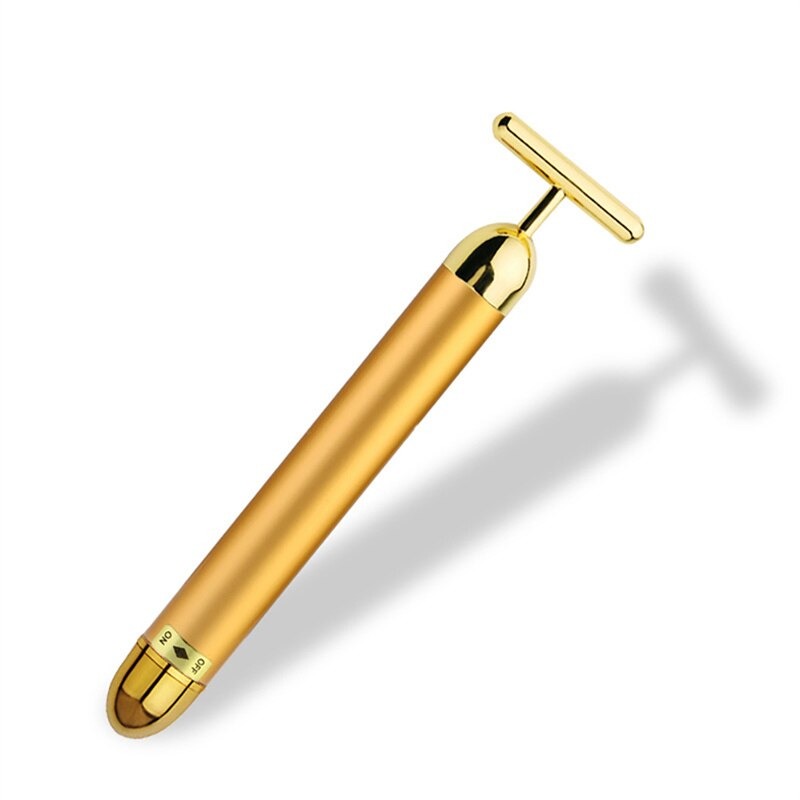 AurumGlow | Luxurious Gold Facial Roller Massage Tool for Radiant Skin