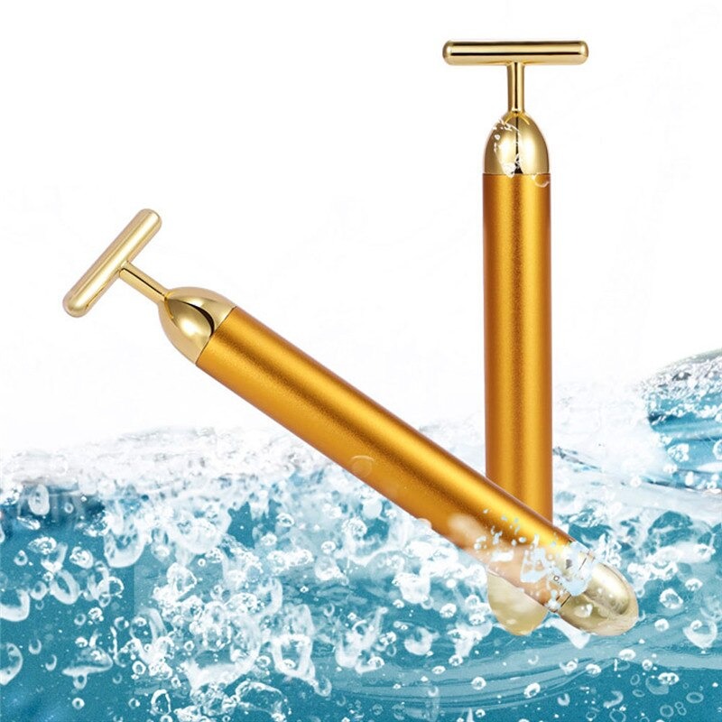 AurumGlow | Luxurious Gold Facial Roller Massage Tool for Radiant Skin