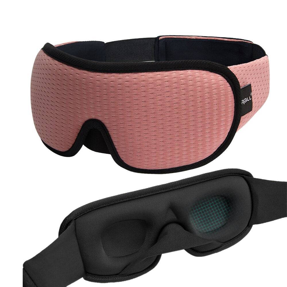 3D Contoured Memory Foam Sleep Mask - Best Eye Mask for Complete Darkness