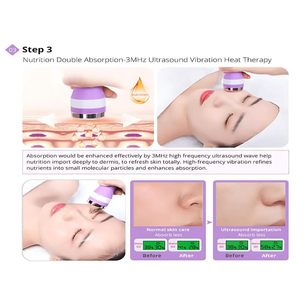 9 In 1 Diamond Crystal Hydra Dermabrasion Machine