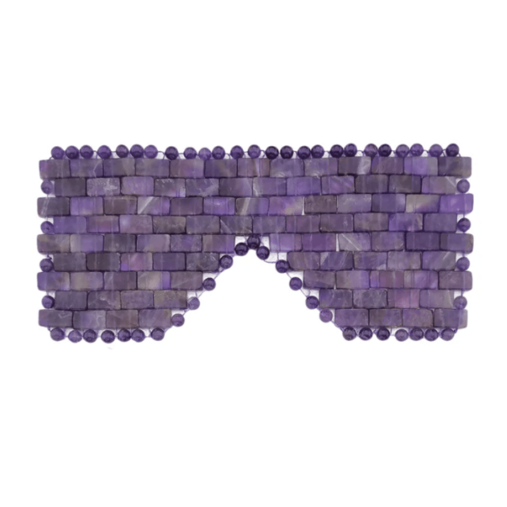Amethyst Crystal Eye Mask