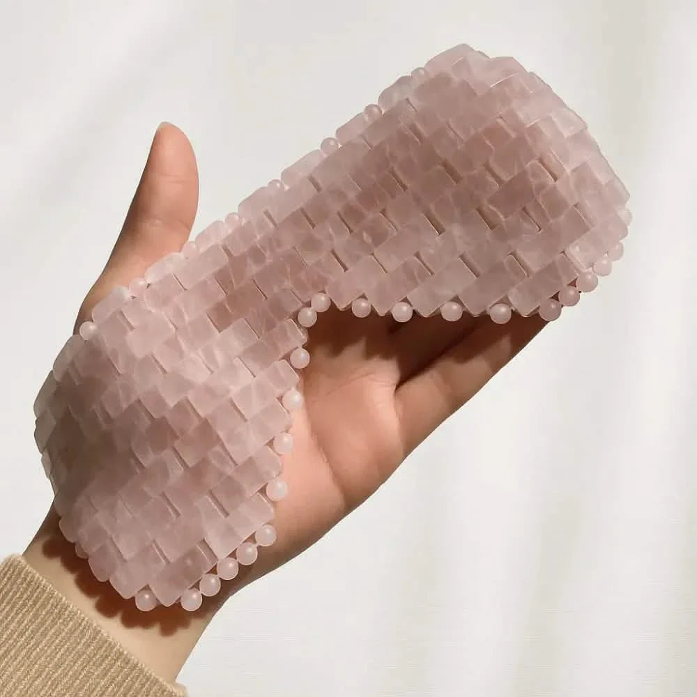 Reviving Rose Pink Quartz Authentic Eye Mask