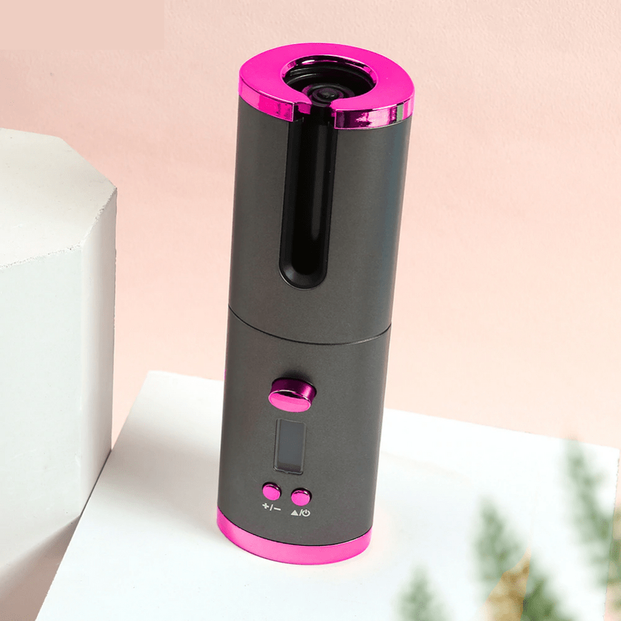 CurlEase | Cordless Hair Curler for Effortless Smooth Curls