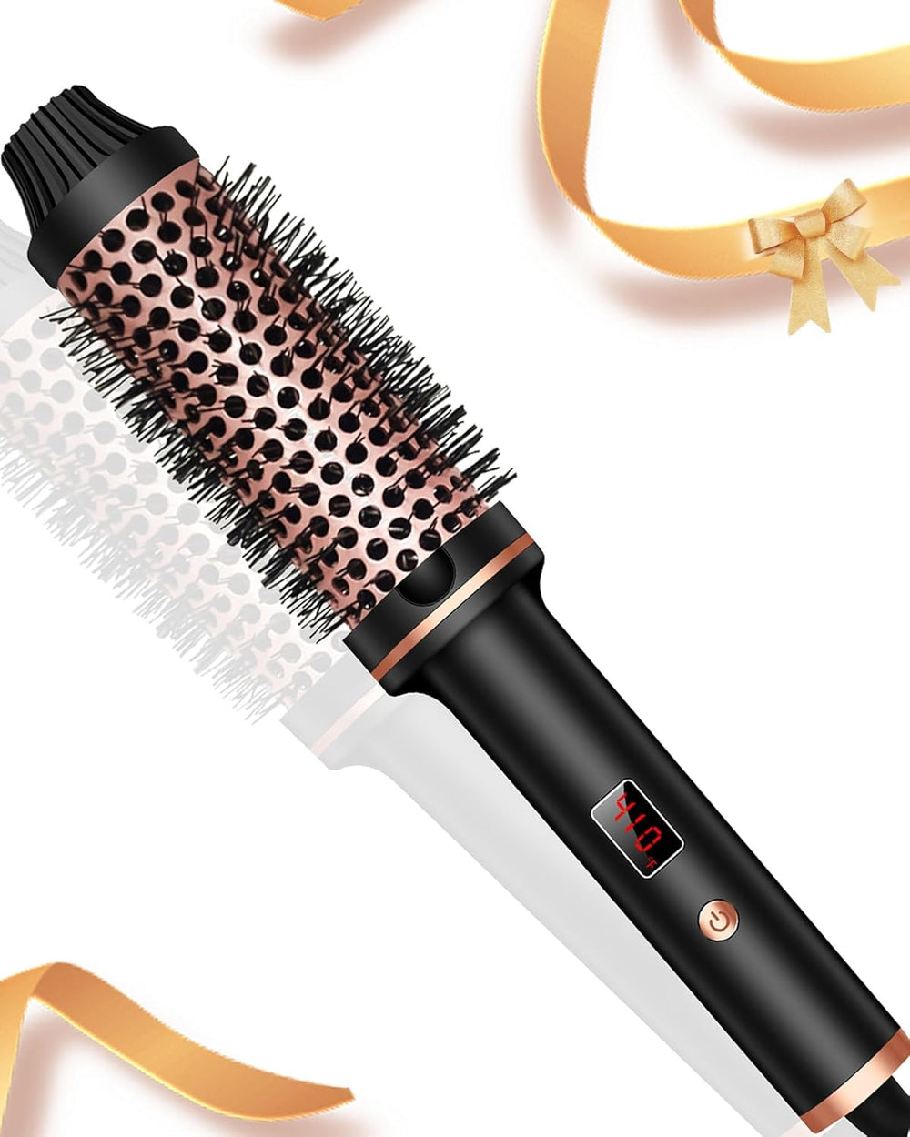 CurlEase | Anti-Burn Hair Curler Brush for Effortless Styling & Volume