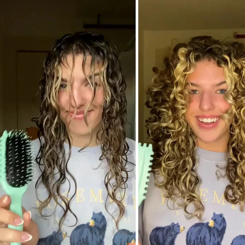 CurlHaven | Best Detangling Brush for Effortless Curl Definition