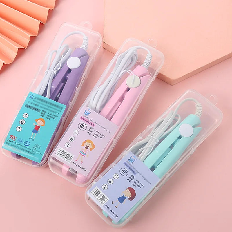 CurlNGo | Mini Hair Styler & Straightener Combo for Quick On-the-Go Styling