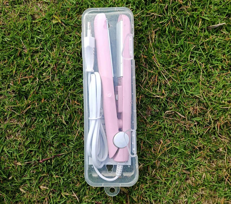 CurlNGo | Mini Hair Styler & Straightener Combo for Quick On-the-Go Styling