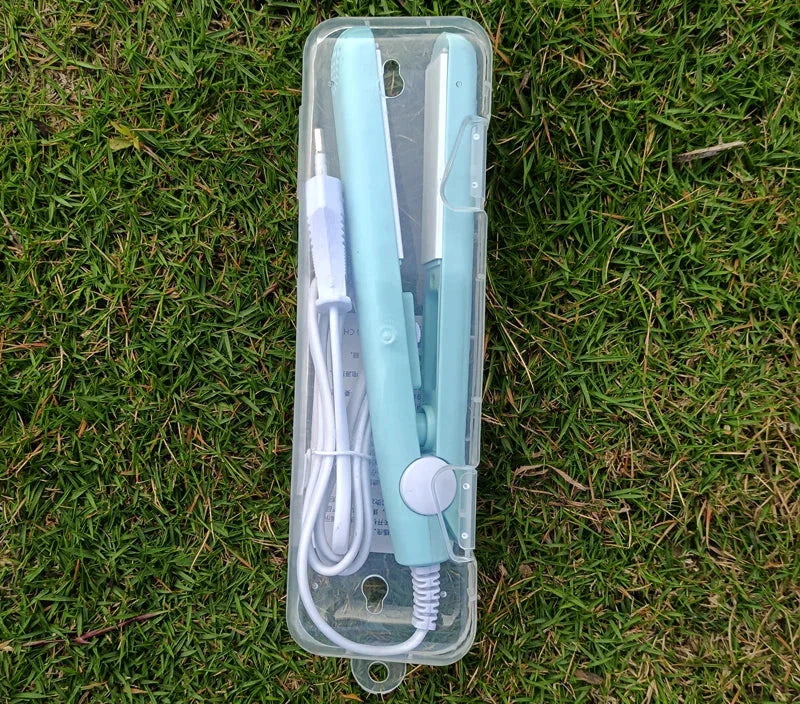 CurlNGo | Mini Hair Styler & Straightener Combo for Quick On-the-Go Styling