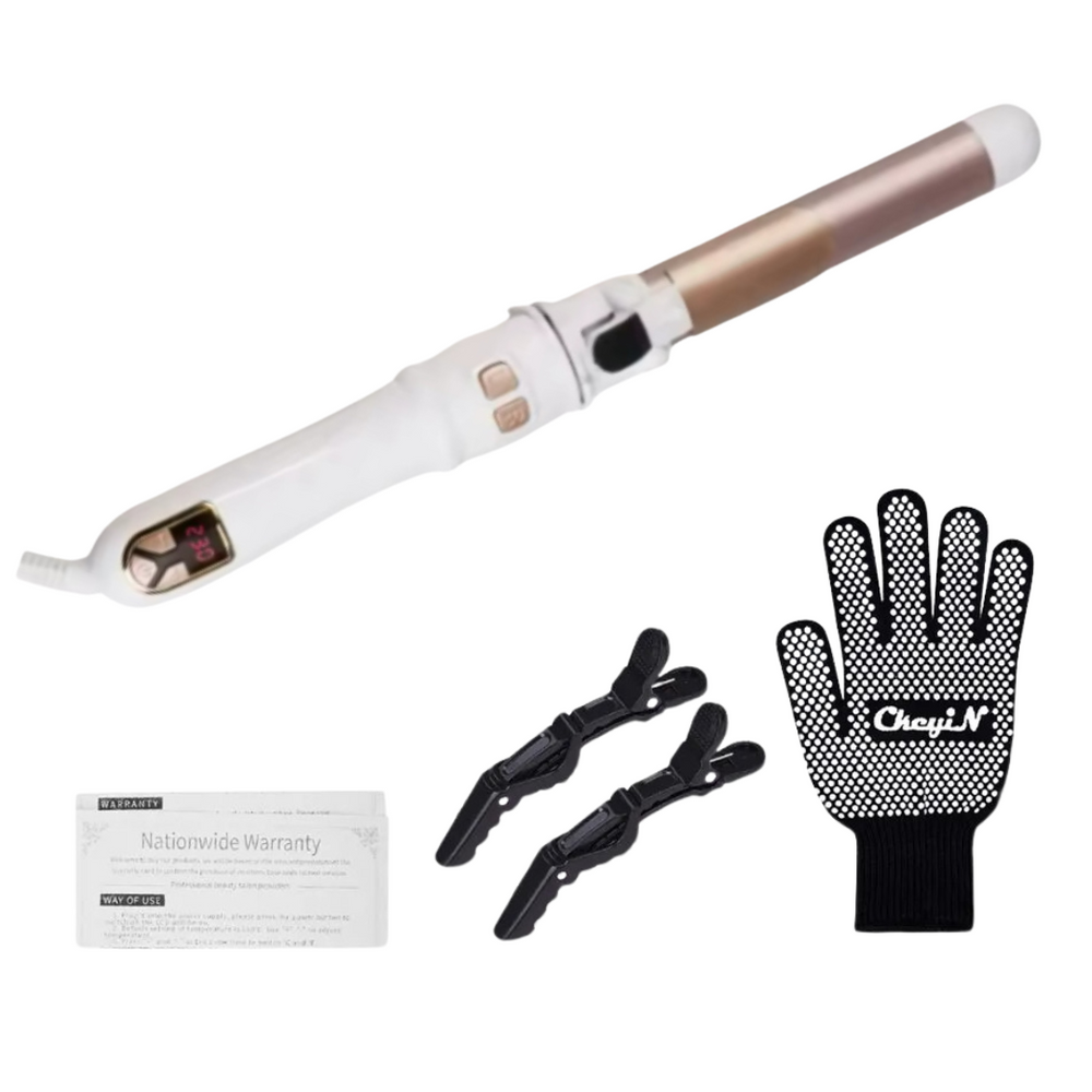 Curling Iron | Dual Barrel Hair Styler for Home Use