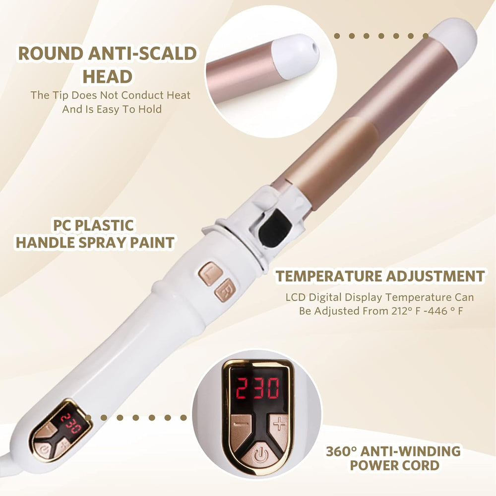 Curling Iron | Dual Barrel Hair Styler for Home Use