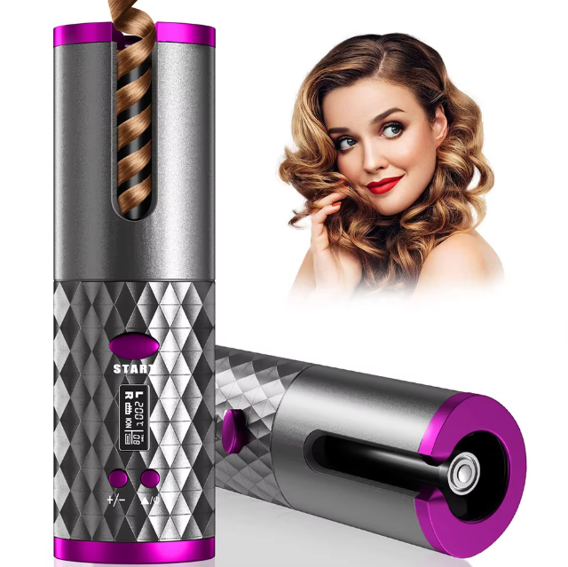 Curlora | Cordless Hair Curler – Ceramic Barrel for Effortless, Long-Lasting Curls