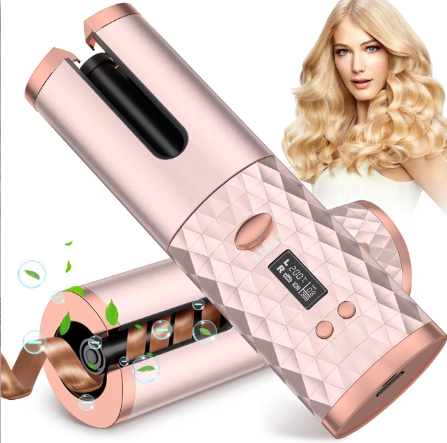 Curlora | Cordless Hair Curler – Ceramic Barrel for Effortless, Long-Lasting Curls