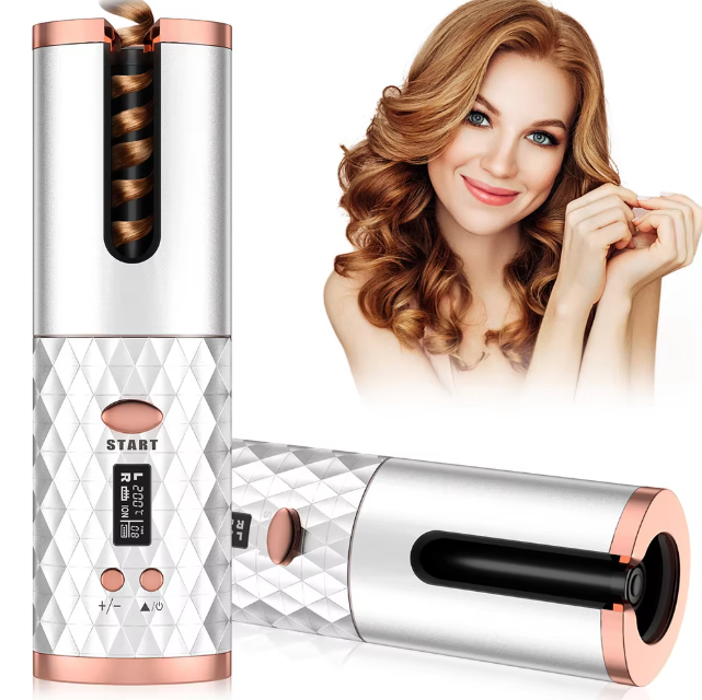 Curlora | Cordless Hair Curler – Ceramic Barrel for Effortless, Long-Lasting Curls