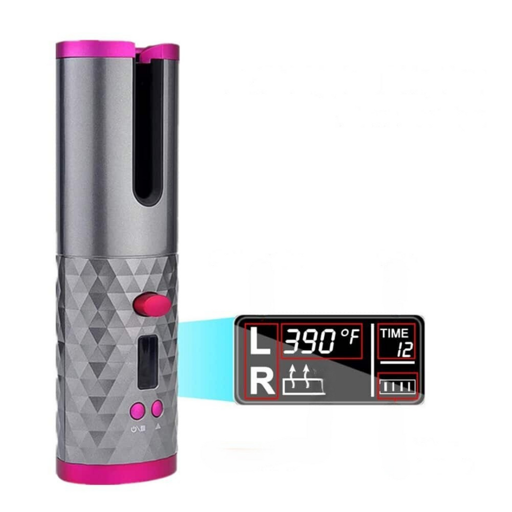 Curlora | Cordless Hair Curler – Ceramic Barrel for Effortless, Long-Lasting Curls