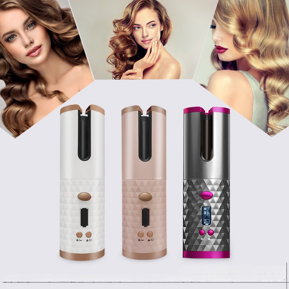 Curlora | Cordless Hair Curler – Ceramic Barrel for Effortless, Long-Lasting Curls