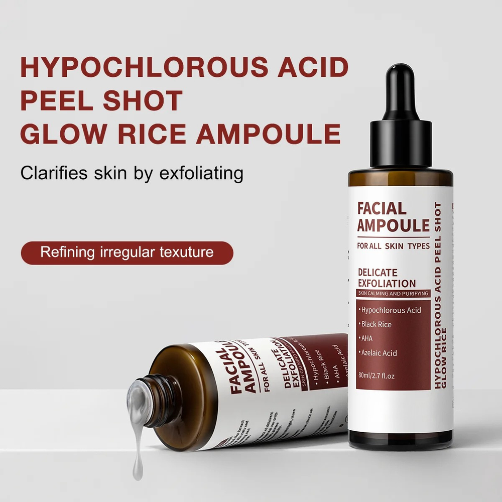 Hypochlorous Acid Rice Peel Shot Korean Skin Care Serum