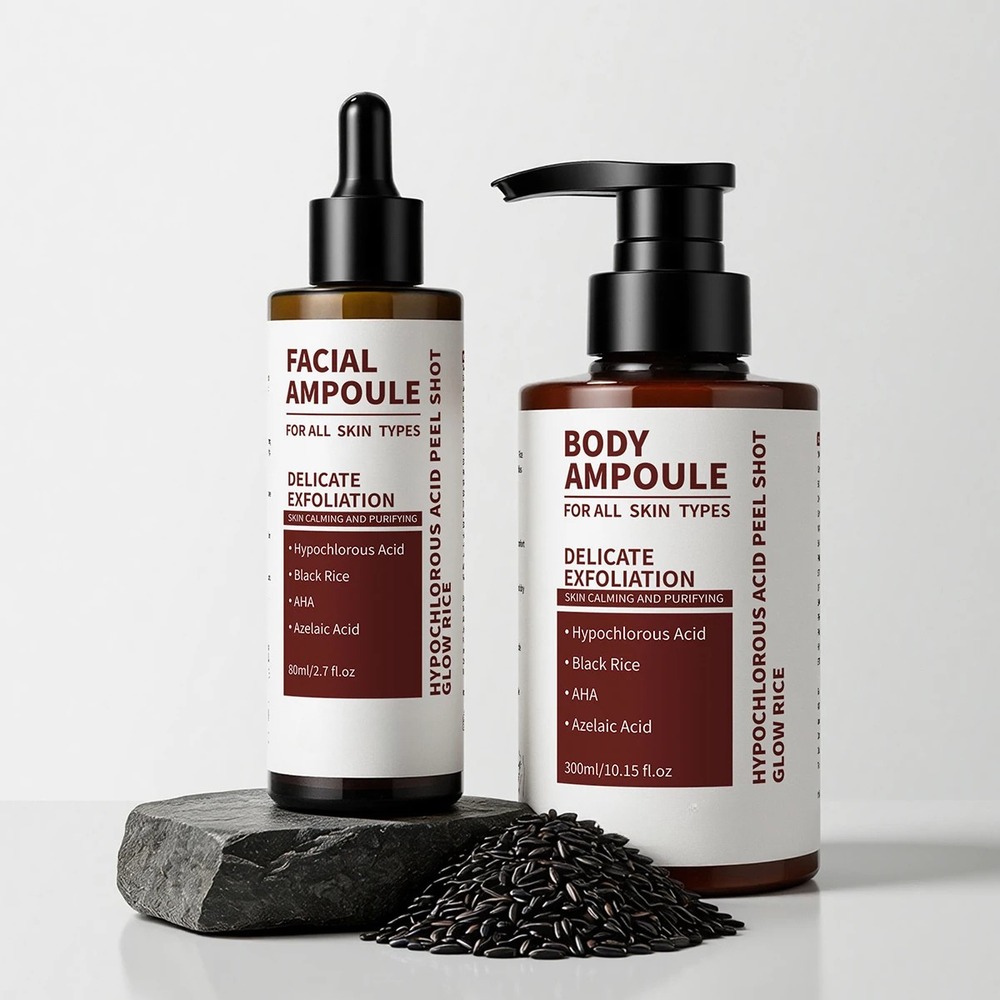 Hypochlorous Acid Rice Peel Shot Korean Skin Care Serum