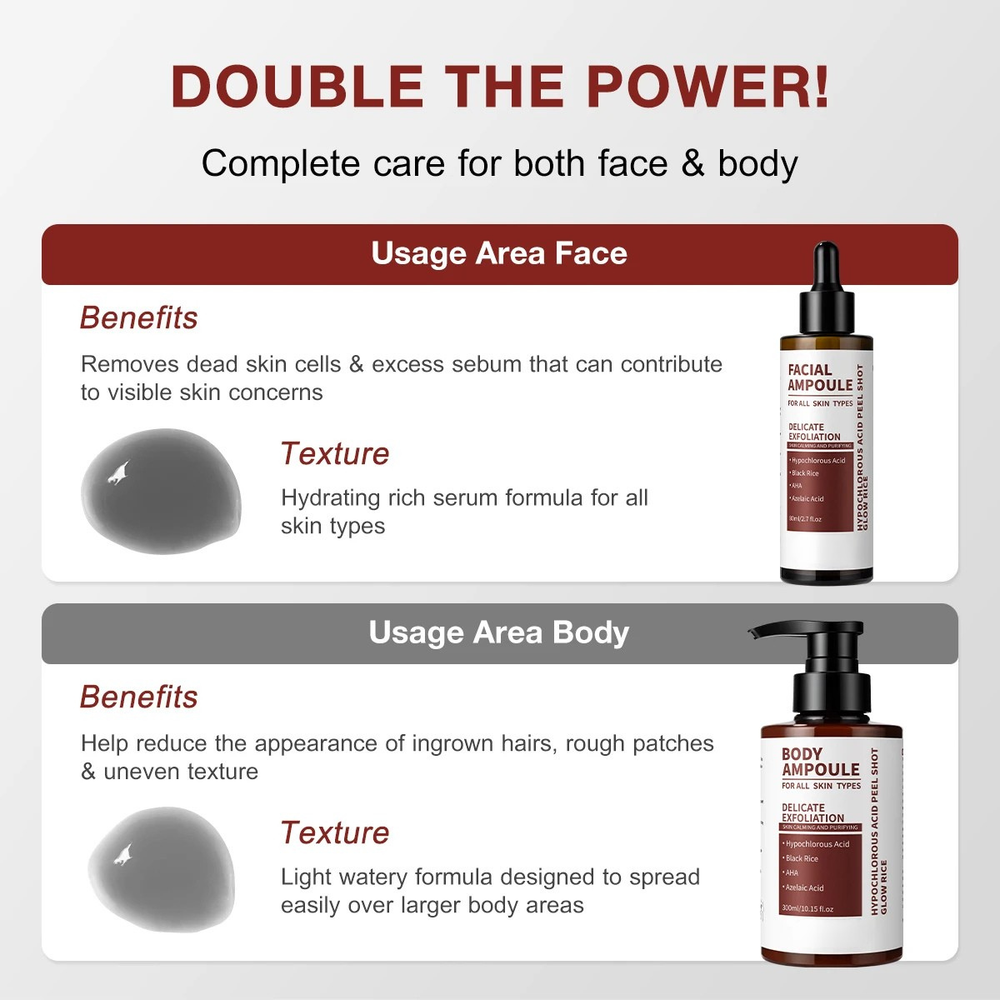 Hypochlorous Acid Rice Peel Shot Korean Skin Care Serum