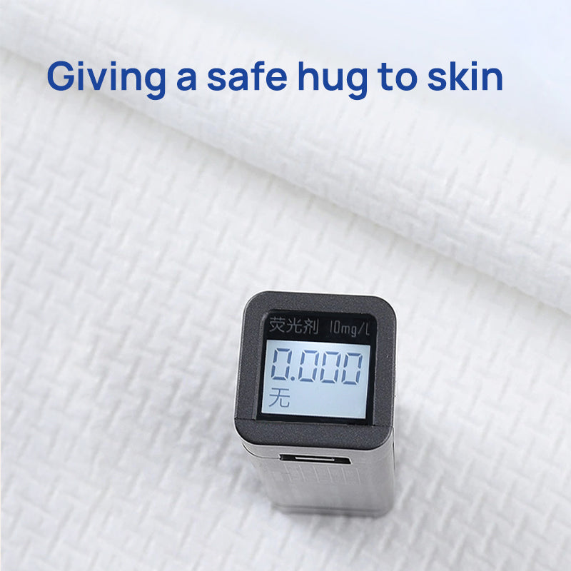 Disposable Boxed Face Towel, Zero Addition, No Fluorescent Agent, Designed for Babies and Sensitive Skin (50pcs/box,25 X 30 cm)