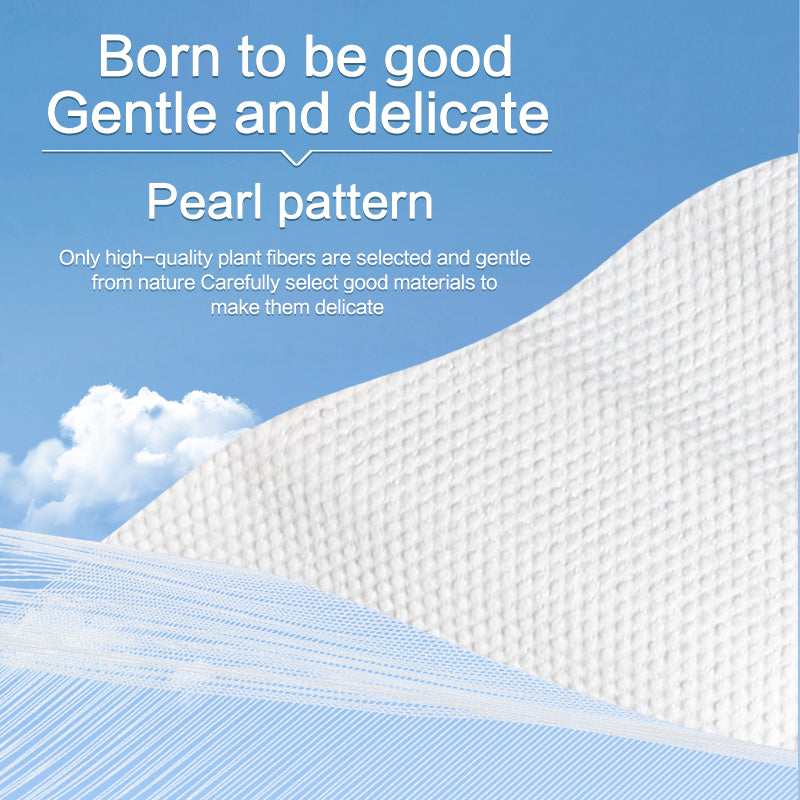 Disposable Extra Fat Face Towel, Ultra-Thick, Skin-Safe, Eco-Friendly(100pcs/bag,20 X 21 cm)