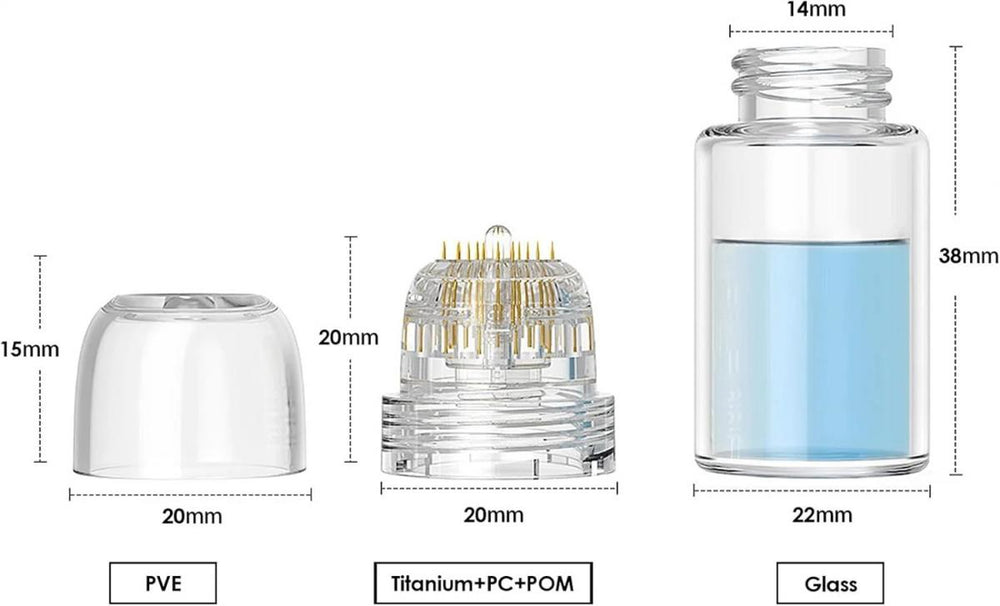Hydra Needle 20pin Microneedling Serum Applicator, 0.25mm Length