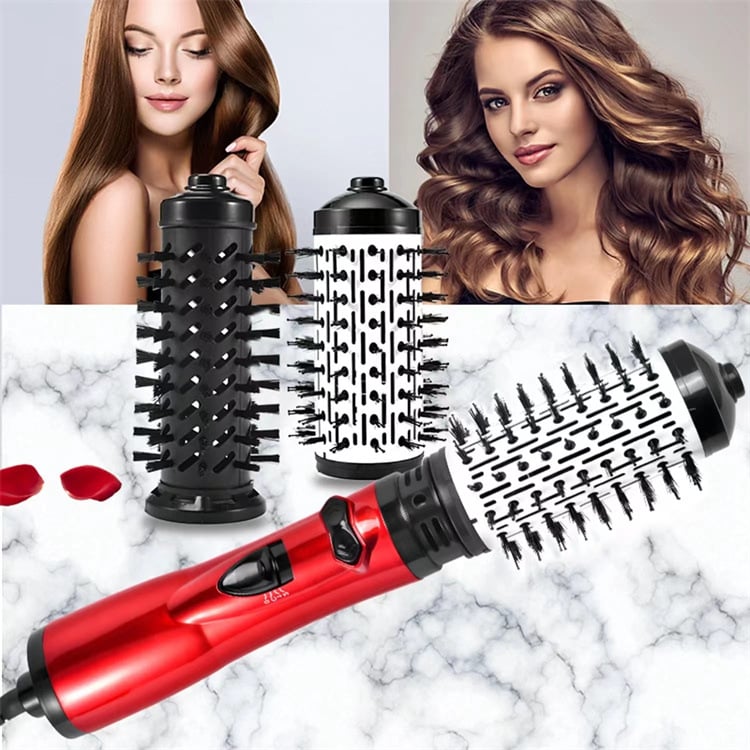 GlamFlow | Hot Air Brush & Volumizer Styler for Salon-Quality Hair