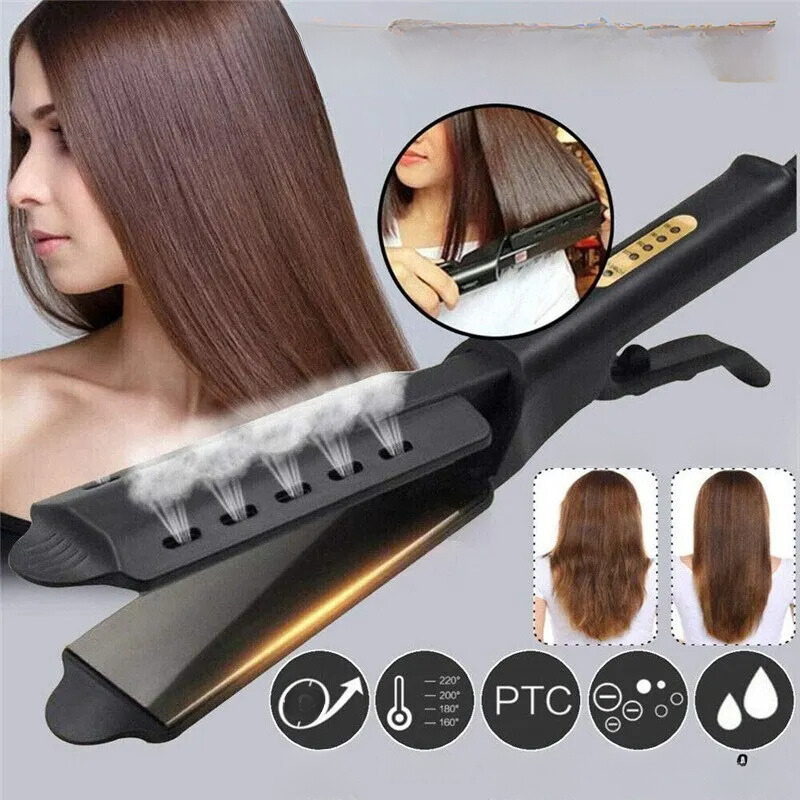 GlamSteam | Steam-Infused Hair Straightener for Frizz-Free Shine