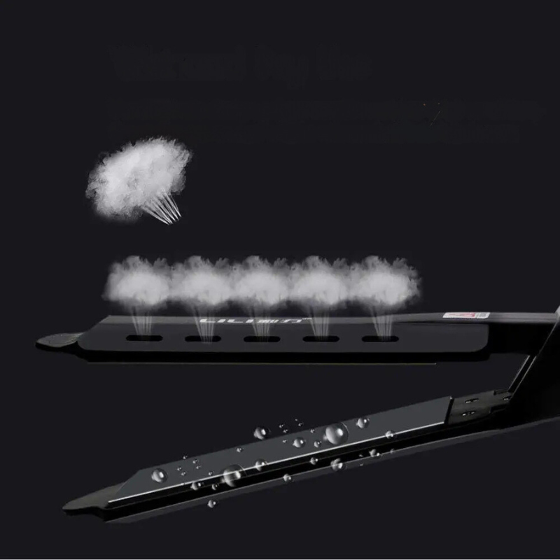 GlamSteam | Steam-Infused Hair Straightener for Frizz-Free Shine