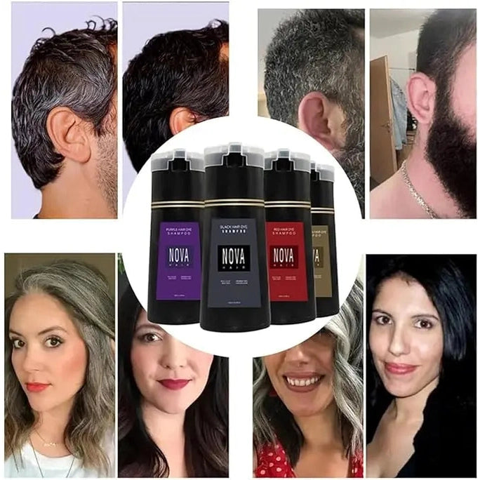 Fast Hair Dye Shampoo with No-Damage Color Treatment