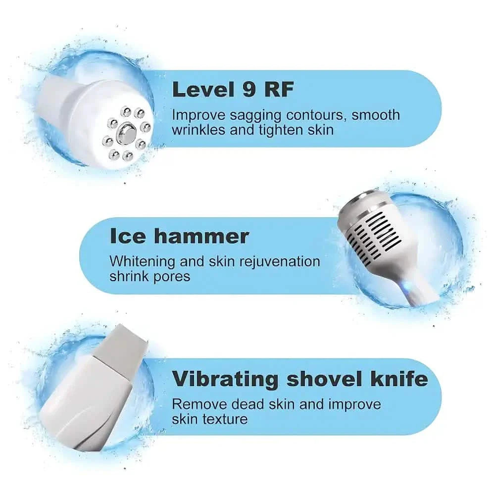 7 In 1 Dermabrasion Facial Machine Professional With LED Mask