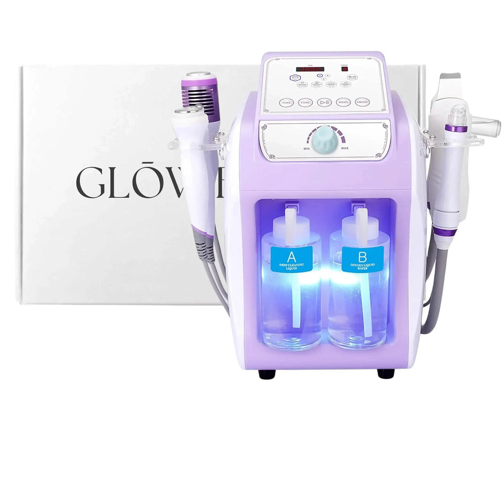 6 In 1 Hydro Dermabrasion Facial Machine Purple